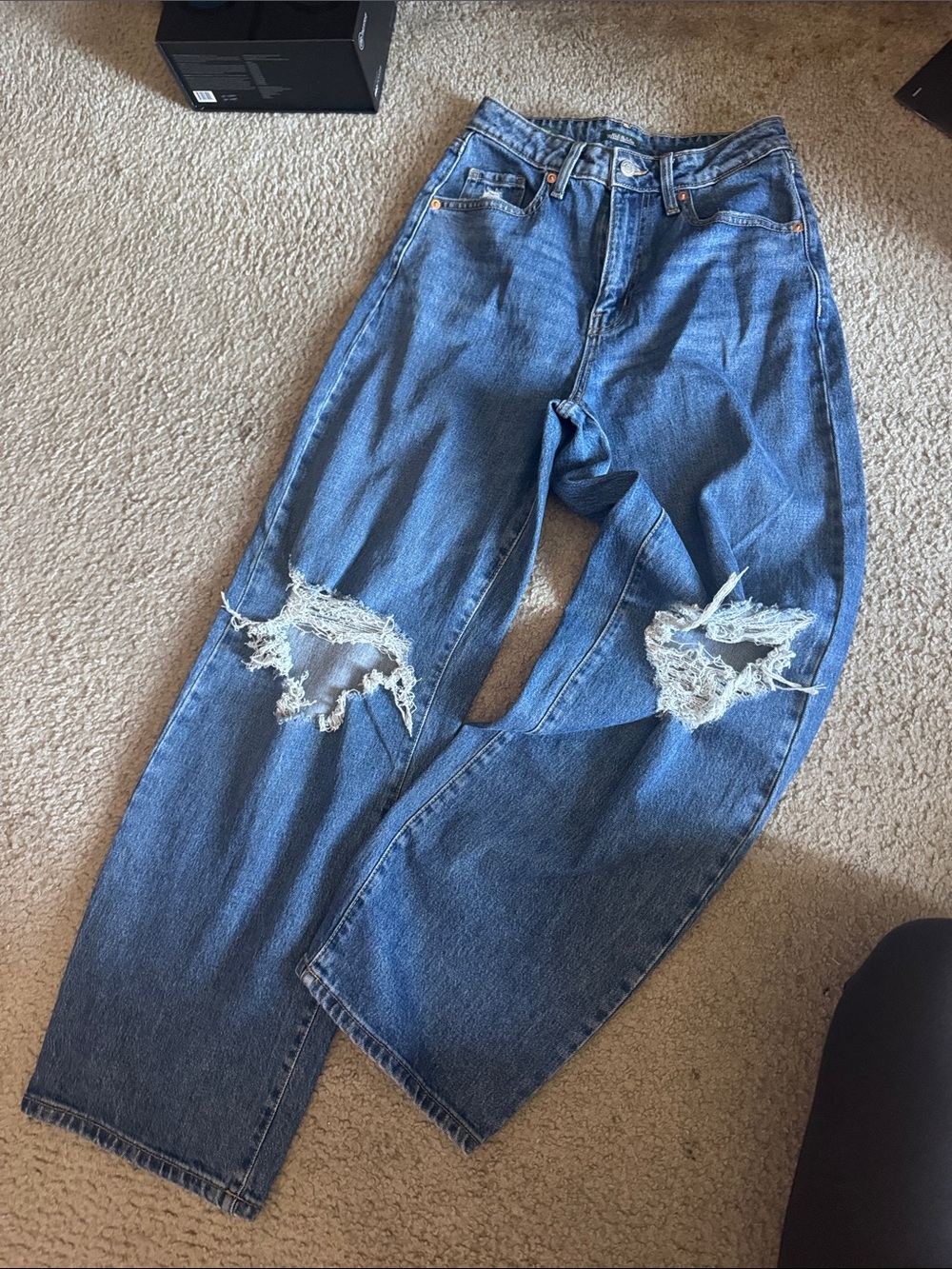 wild fable Blue High-Rise Relaxed Jeans
